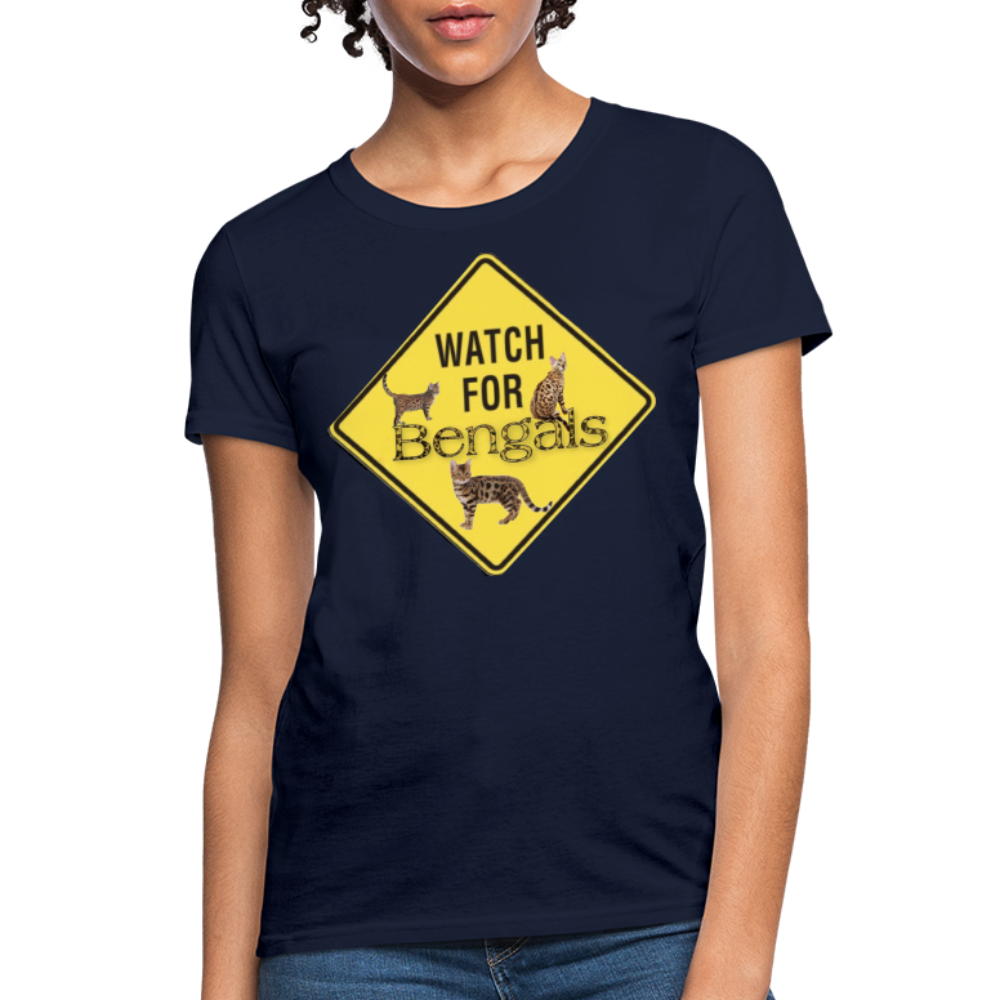 3 Bengals Women's T-Shirt - navy