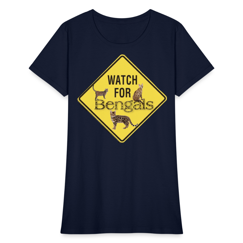 3 Bengals Women's T-Shirt - navy