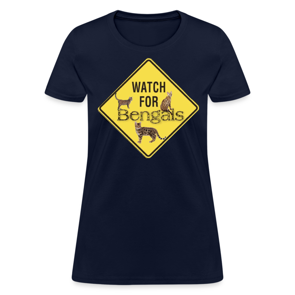 3 Bengals Women's T-Shirt - navy