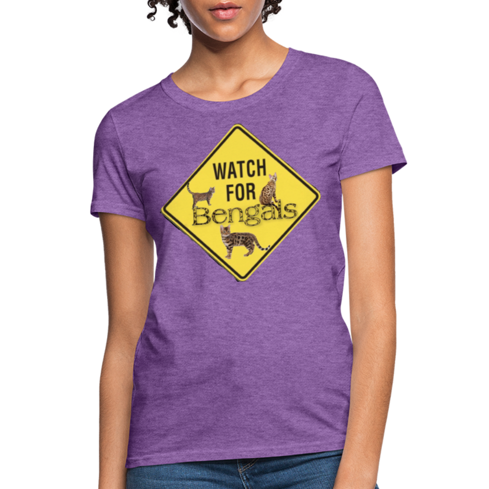3 Bengals Women's T-Shirt - purple heather