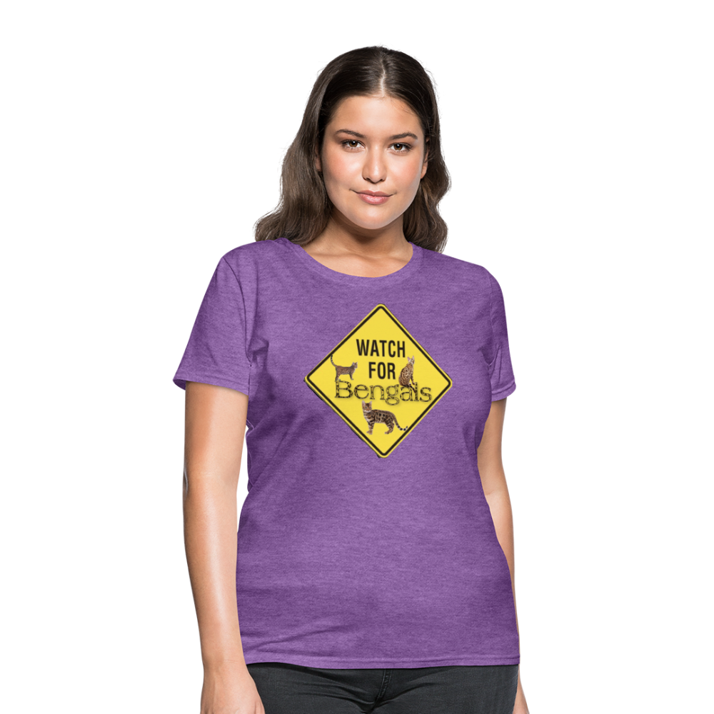 3 Bengals Women's T-Shirt - purple heather