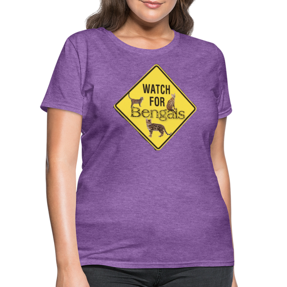 3 Bengals Women's T-Shirt - purple heather
