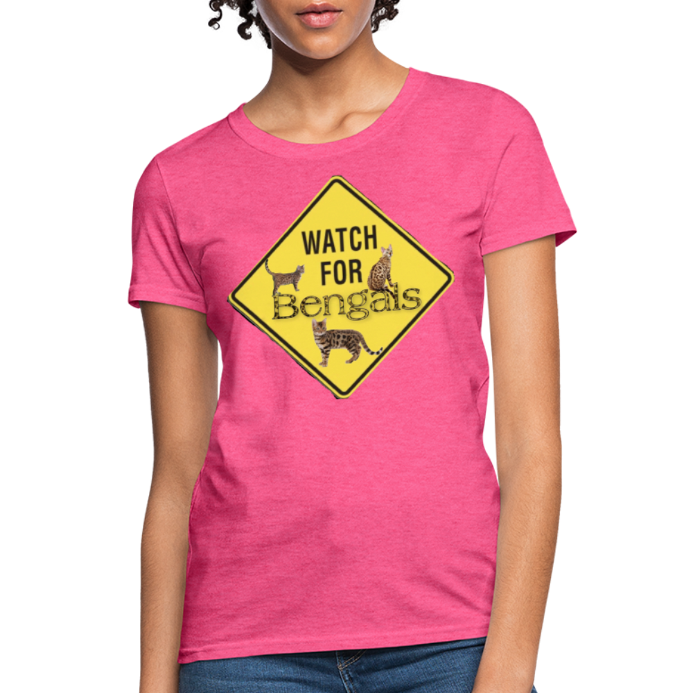 3 Bengals Women's T-Shirt - heather pink