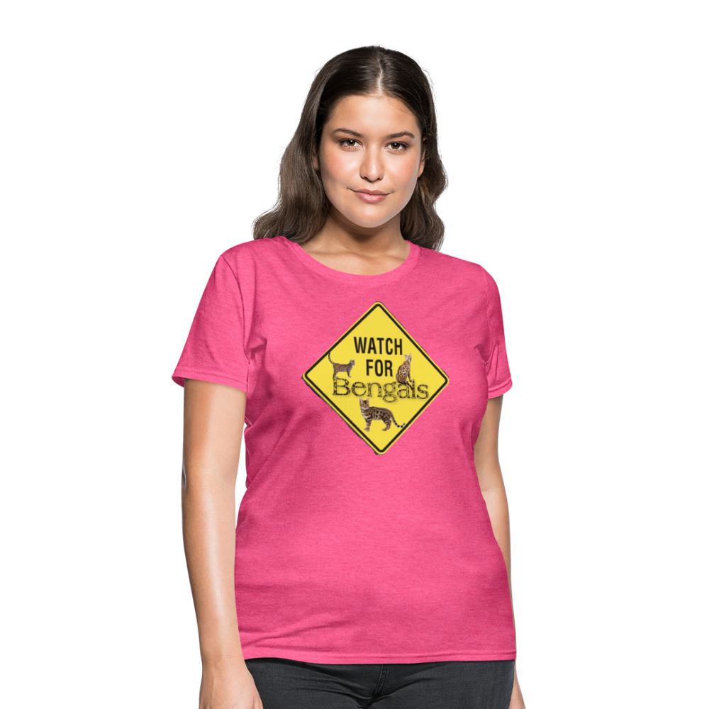 3 Bengals Women's T-Shirt - heather pink