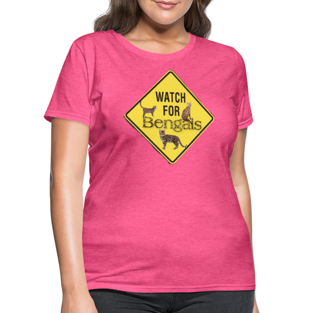 3 Bengals Women's T-Shirt - heather pink