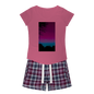 Twilight Women's Sleepy Tee and Flannel Short