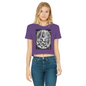 Good Fortune Classic Women's Cropped Raw Edge T-Shirt