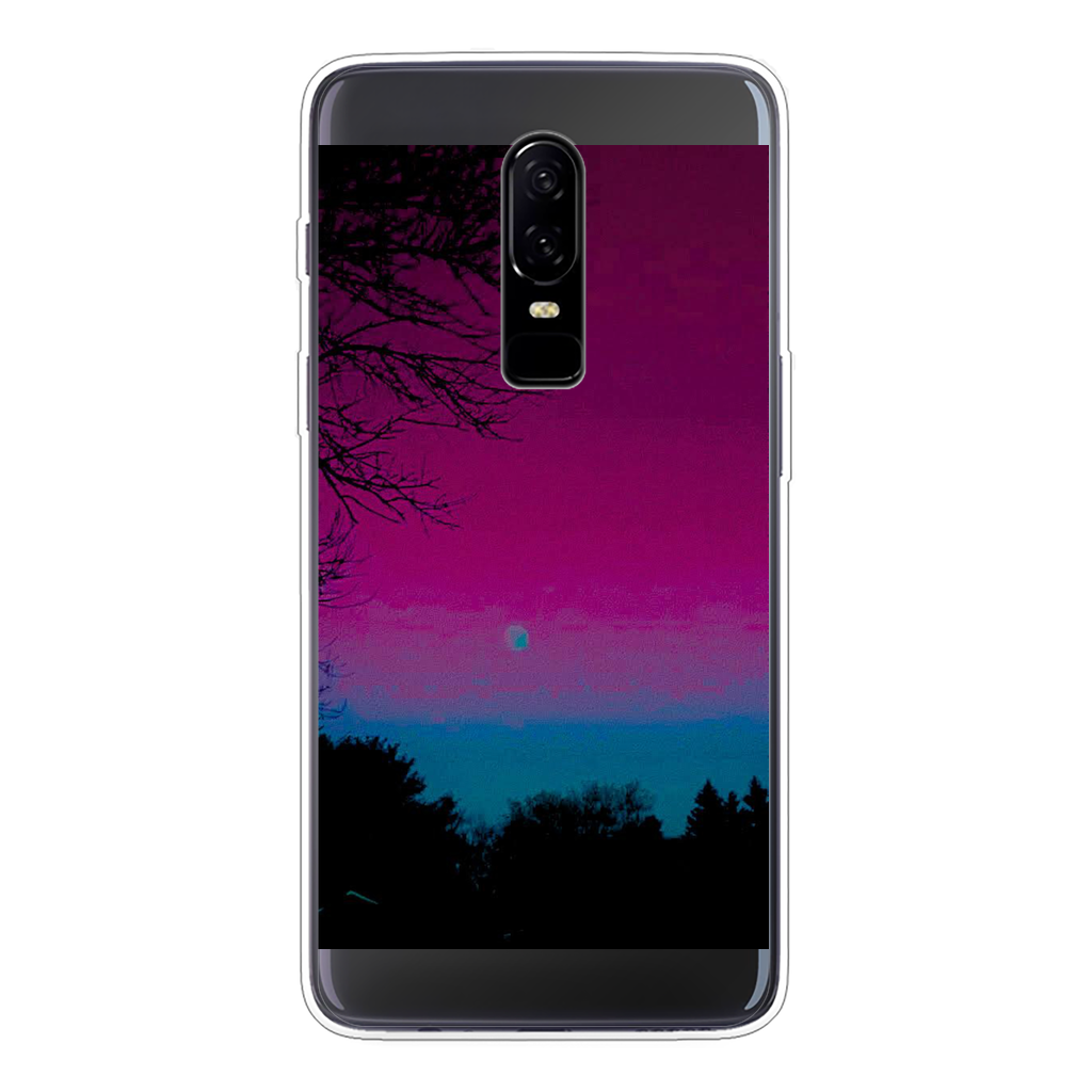 Twilight Back Printed Transparent Soft Phone Case