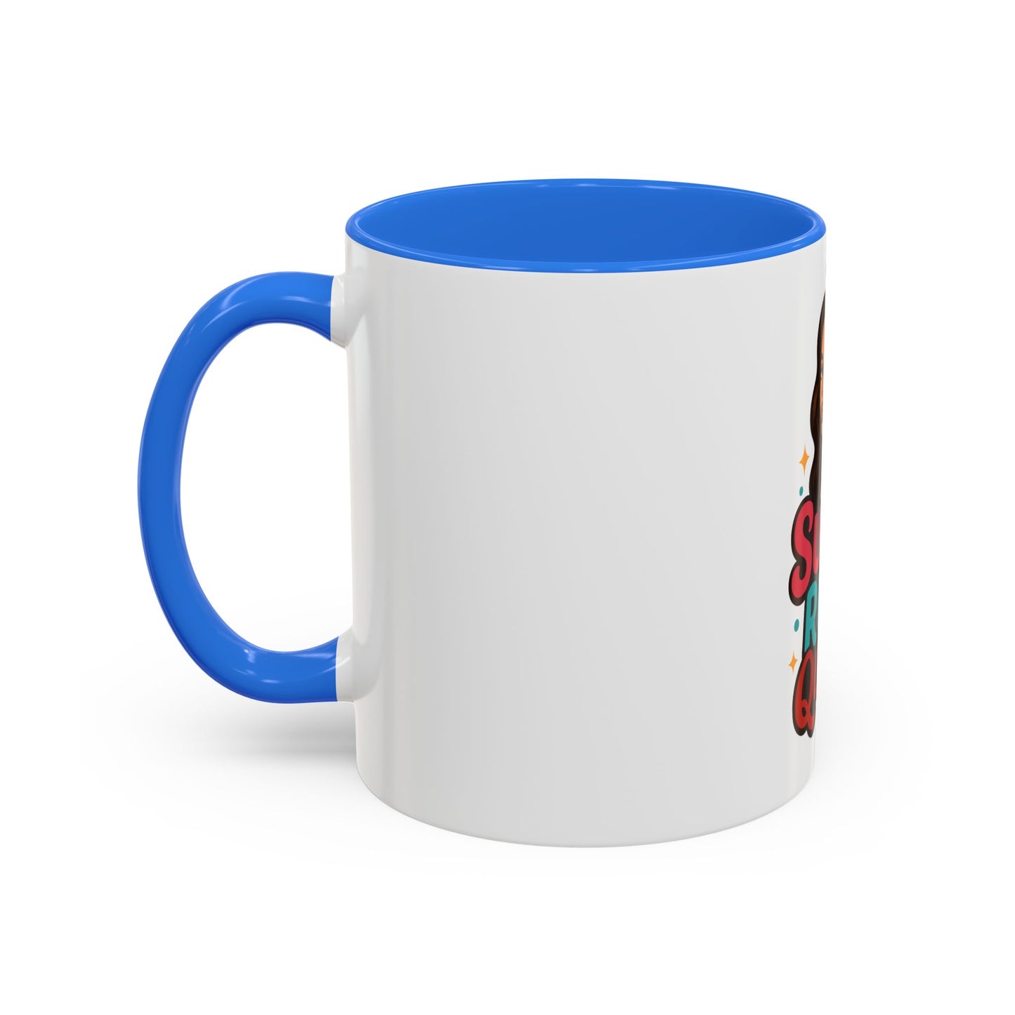 Colorful Sugar Rush Queen Mug, Fun Gift for Sweet Lovers, Cute Coffee Cup, Birthday, Celebration, Drinkware