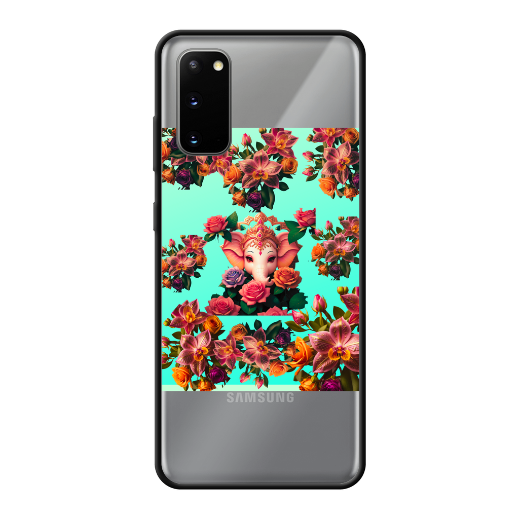 Harmonious Back Printed Black Soft Phone Case