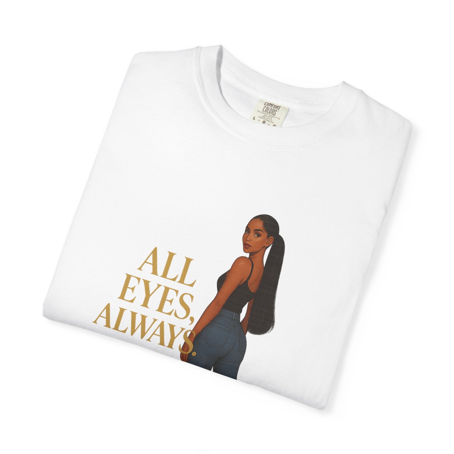 Garment-Dyed T-Shirt, Stylish Fashion Tee, Unique Graphic Shirt, Gift for Her, Casual Everyday Wear, Summer Fashion Top
