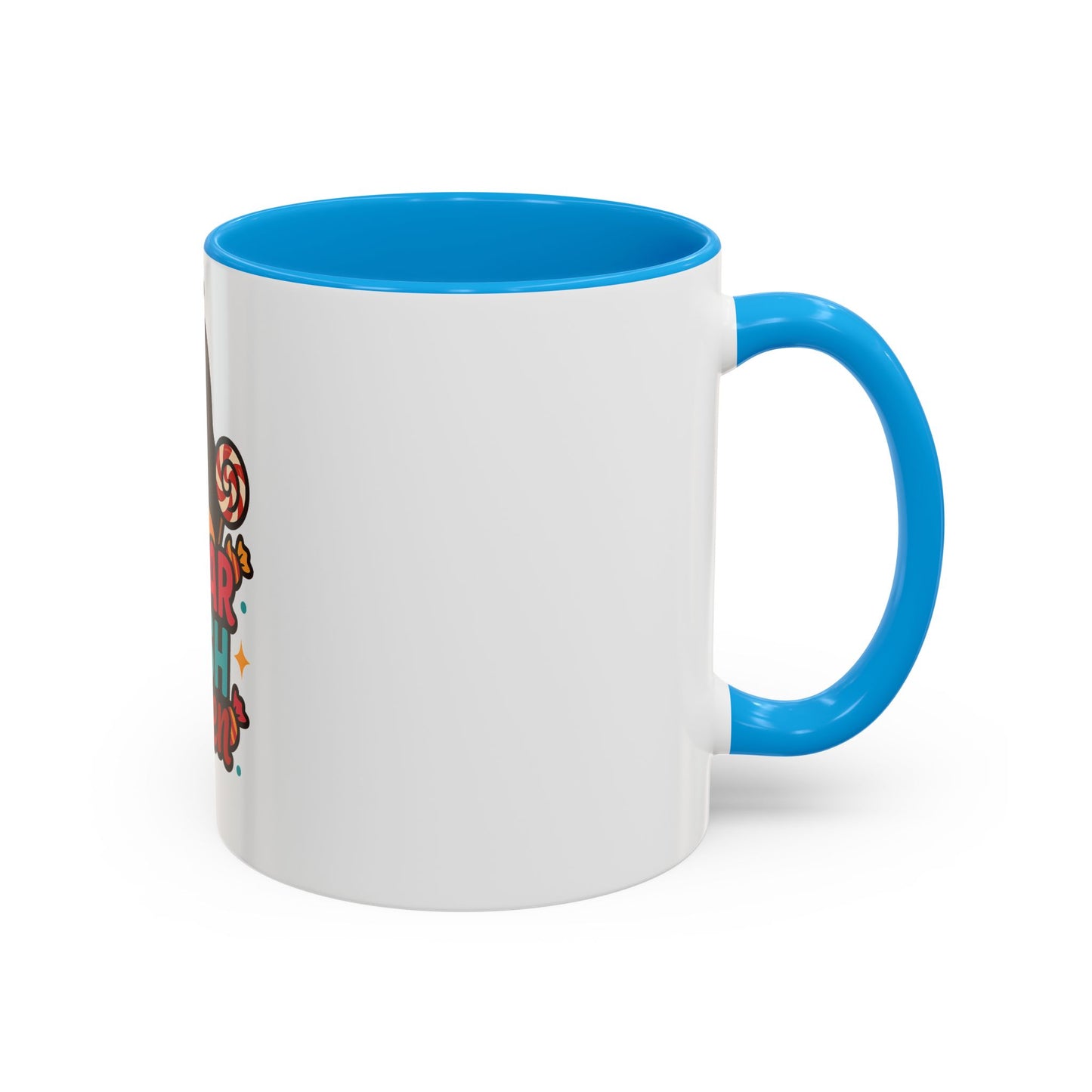 Colorful Sugar Rush Queen Mug, Fun Gift for Sweet Lovers, Cute Coffee Cup, Birthday, Celebration, Drinkware