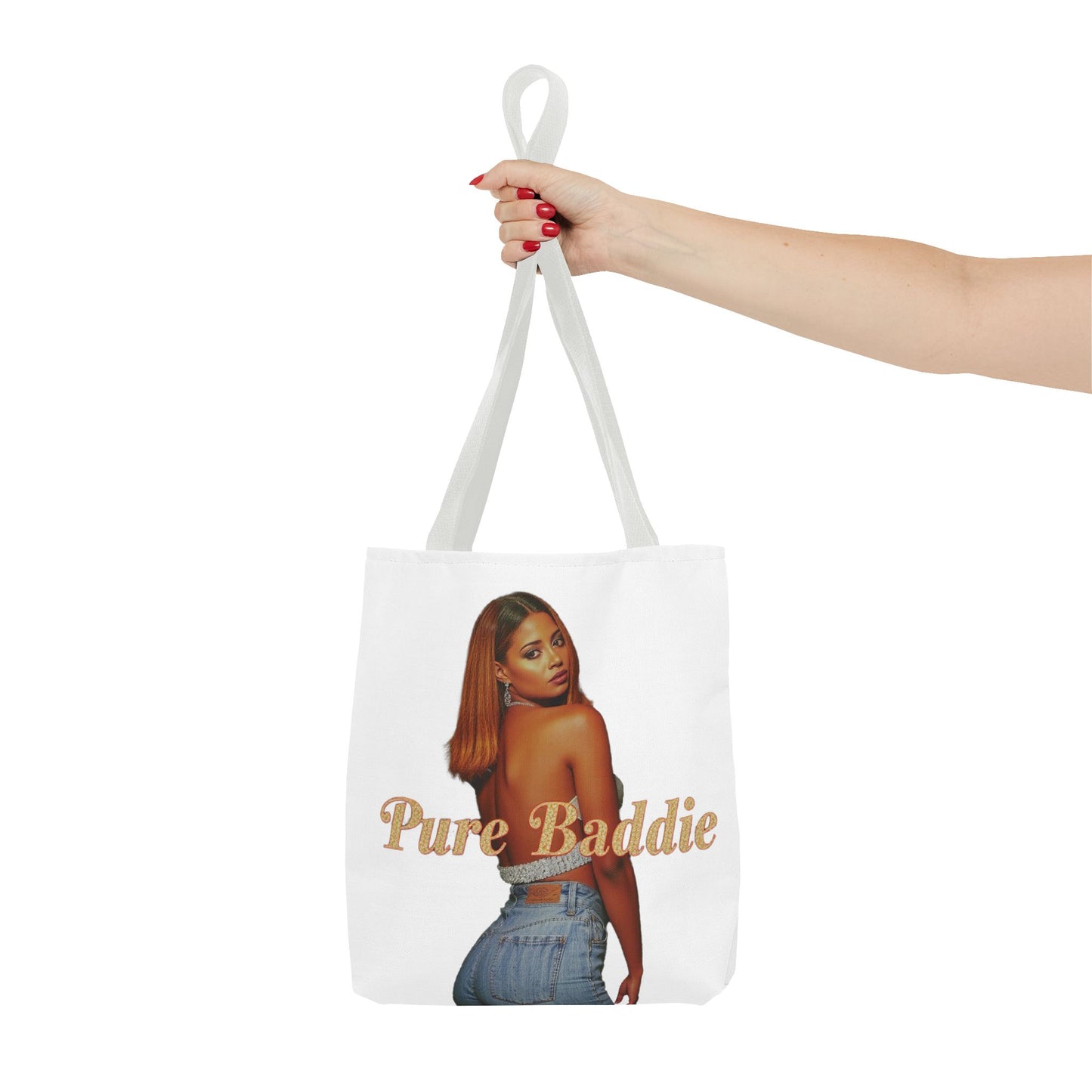 Stylish Tote Bag - Pure Baddie | Trendy Accessory for Fashion Lovers, Summer Outings, Festivals, Gift for Friends, Everyday Use