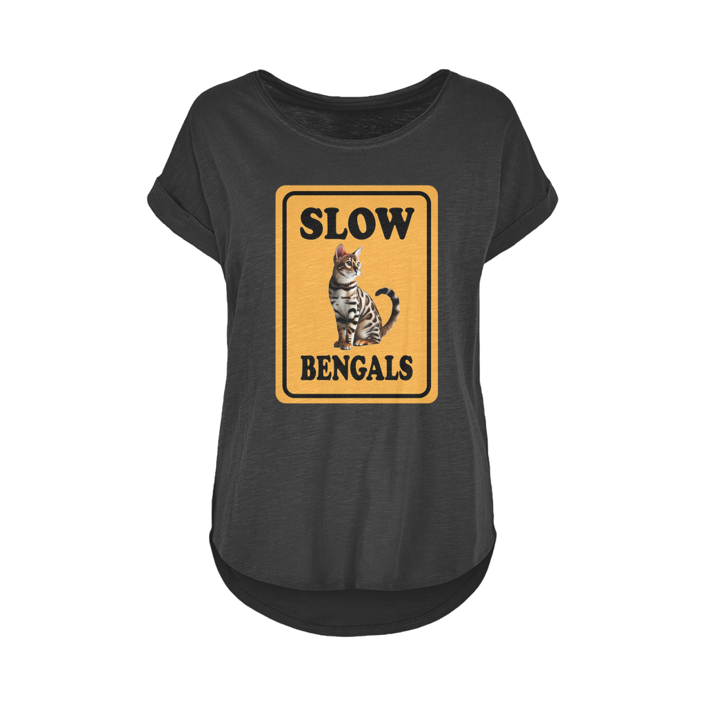 slow bengals Women's Long Slub T-Shirt XS-5XL