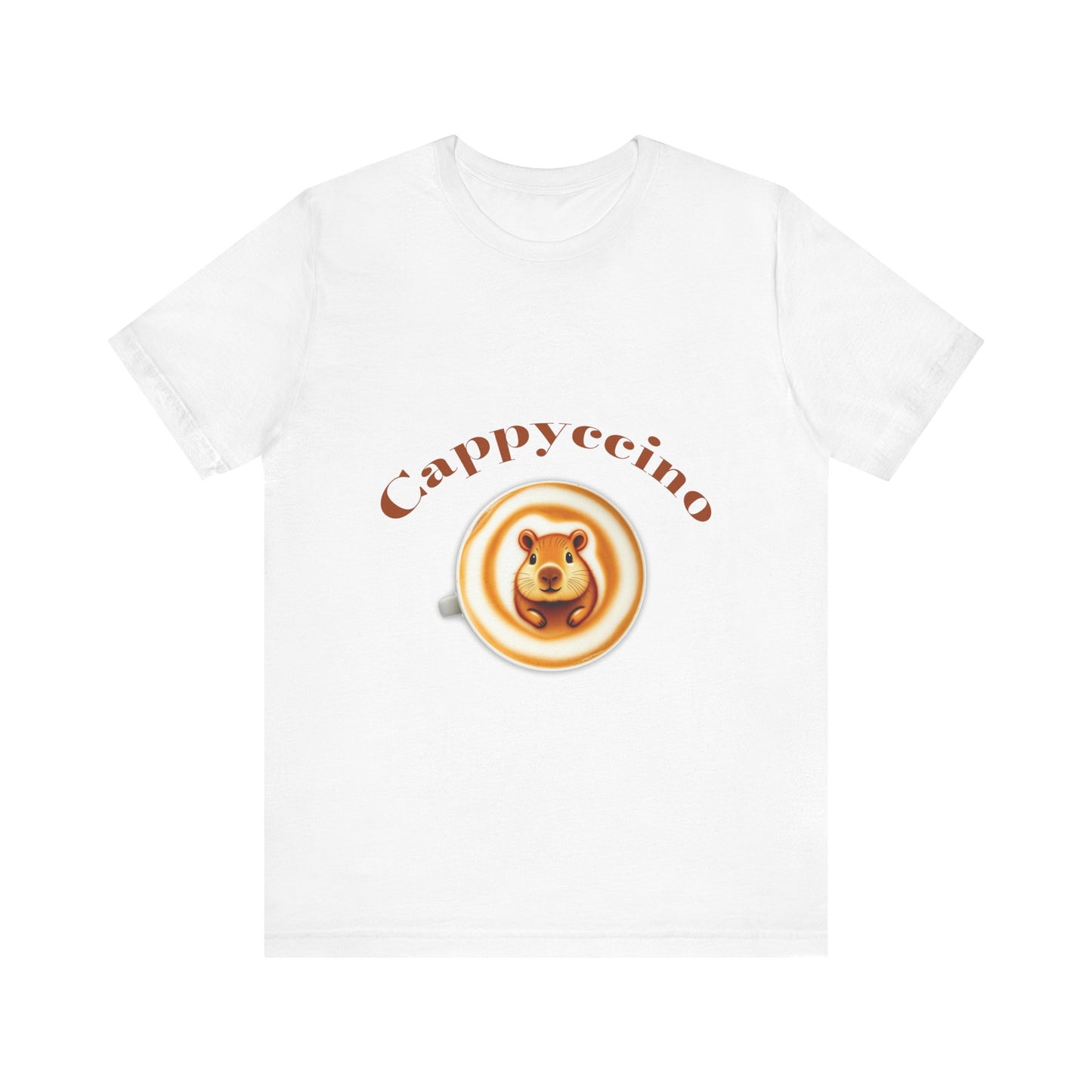 Cappyccino Bear Unisex Tee - Cute Coffee Lover Shirt