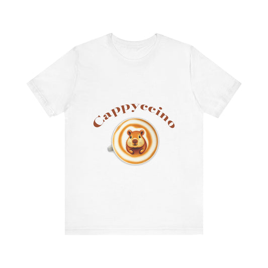 Cappyccino Bear Unisex Tee - Cute Coffee Lover Shirt