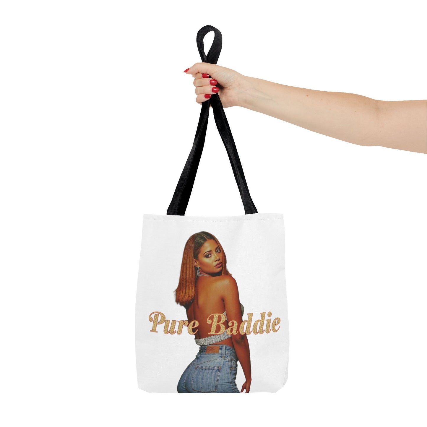 Stylish Tote Bag - Pure Baddie | Trendy Accessory for Fashion Lovers, Summer Outings, Festivals, Gift for Friends, Everyday Use