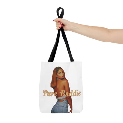 Stylish Tote Bag - Pure Baddie | Trendy Accessory for Fashion Lovers, Summer Outings, Festivals, Gift for Friends, Everyday Use