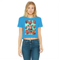 Harmonious Classic Women's Cropped Raw Edge T-Shirt