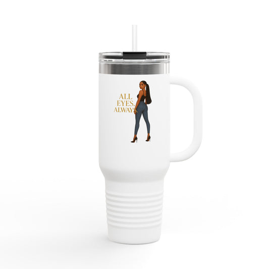 Stylish Insulated Travel Mug with Stay Hydrated Vibes | Perfect for Coffee Lovers, On-the-Go, Gifts for Her, Everyday Use, All Eyes [...]