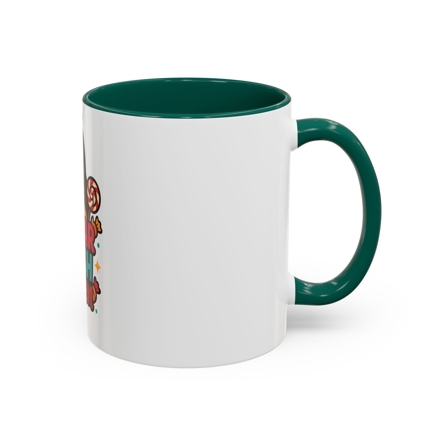 Colorful Sugar Rush Queen Mug, Fun Gift for Sweet Lovers, Cute Coffee Cup, Birthday, Celebration, Drinkware