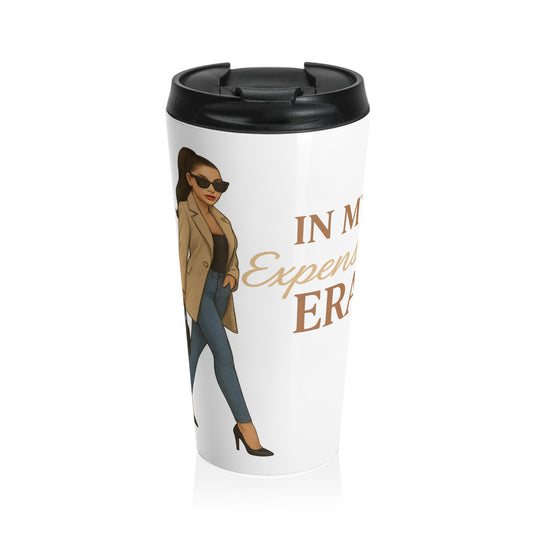 Chic Stainless Steel Travel Mug - 'In My Expensive Era', Fashion Travel Cup, Stylish Coffee Mug, Modern Lifestyle Accessory, Gift for [...]