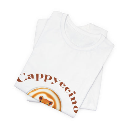 Cappyccino Bear Unisex Tee - Cute Coffee Lover Shirt