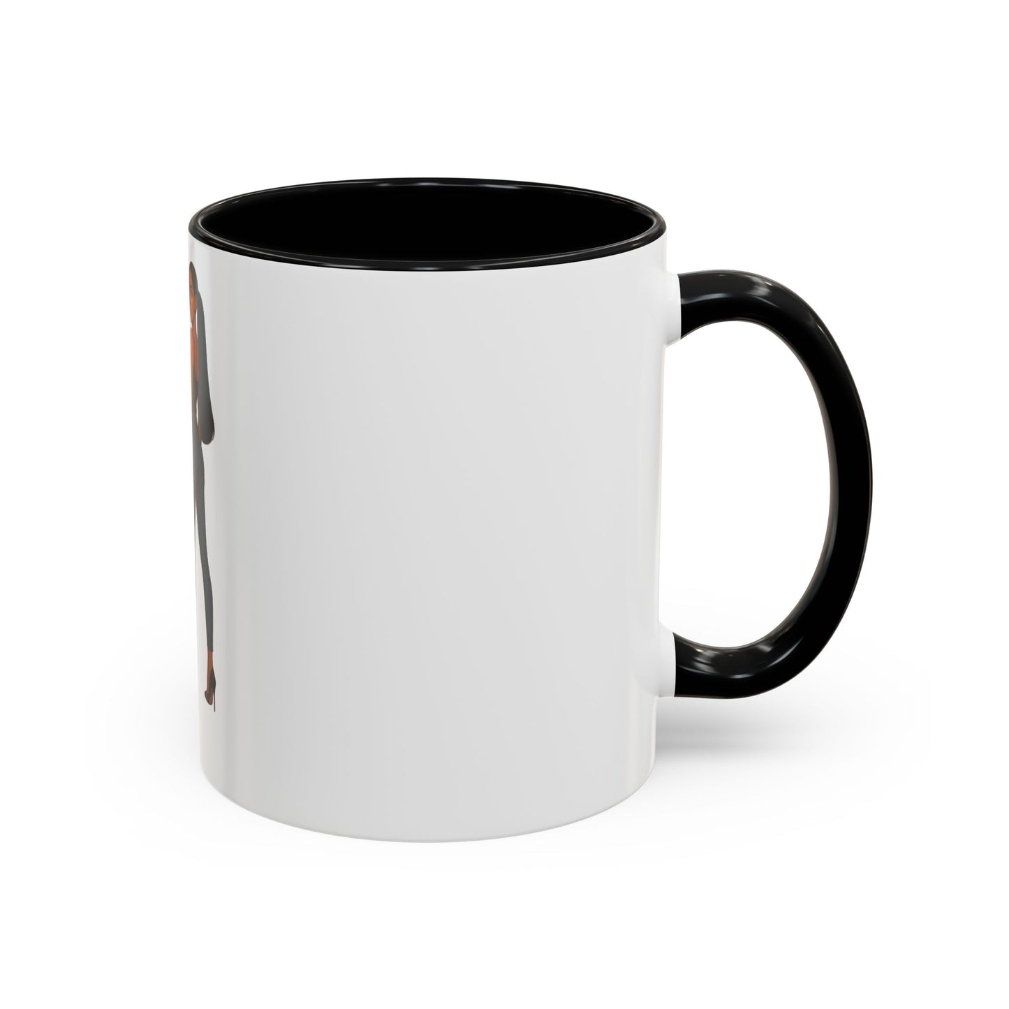 Chic Accent Coffee Mug, Eye-Catching Mug for Coffee Lovers, Perfect Gift for Her, Stylish Drinkware, All Eyes Always Design