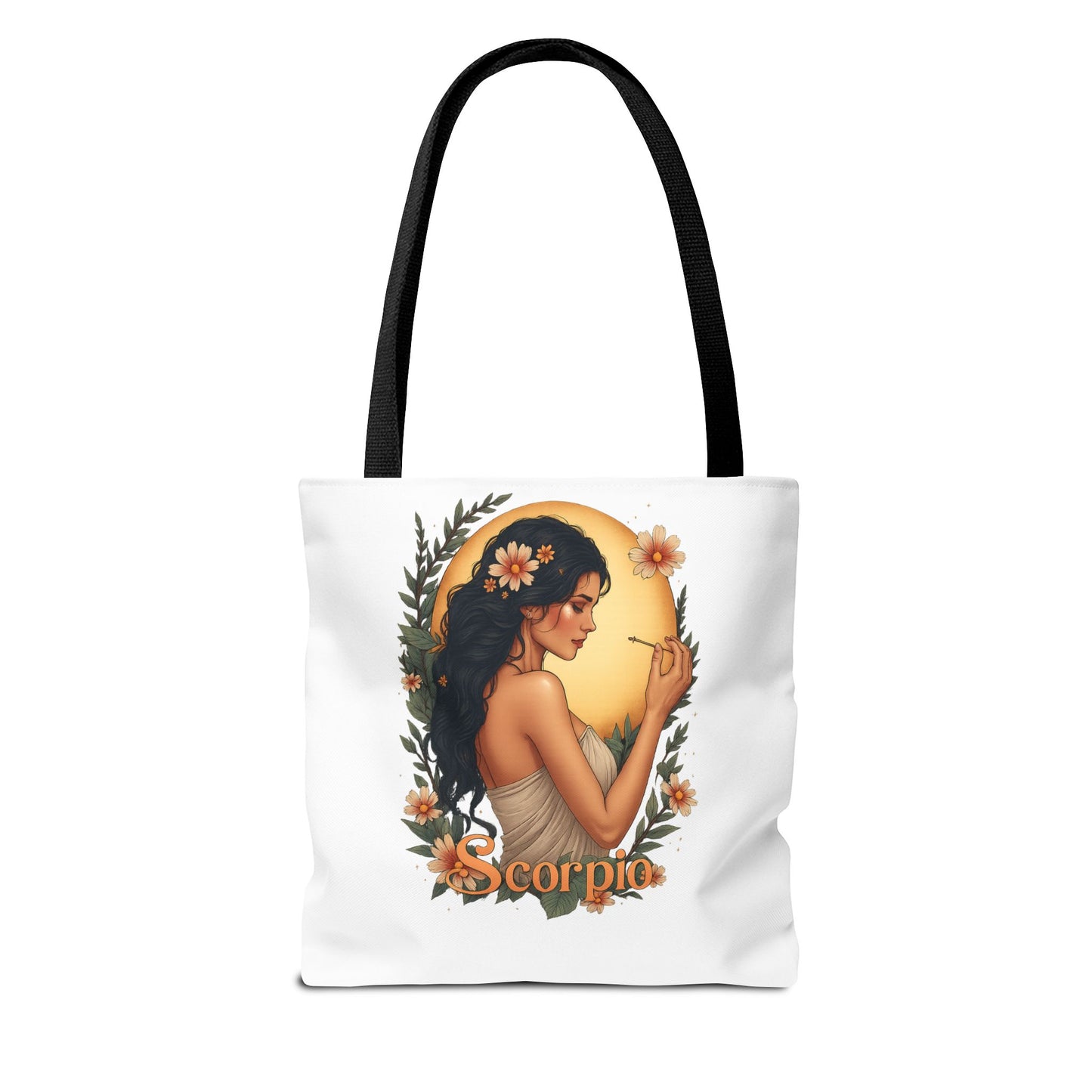 Scorpio  Tote Bag — Floral Astrological Gift