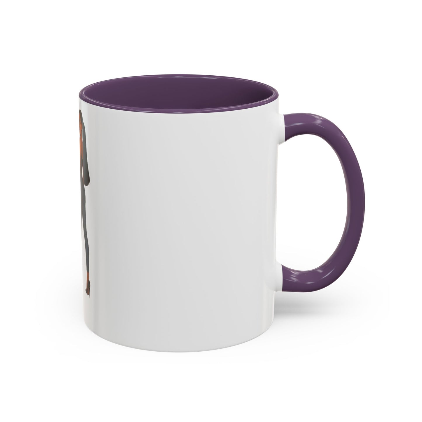 Chic Accent Coffee Mug, Eye-Catching Mug for Coffee Lovers, Perfect Gift for Her, Stylish Drinkware, All Eyes Always Design