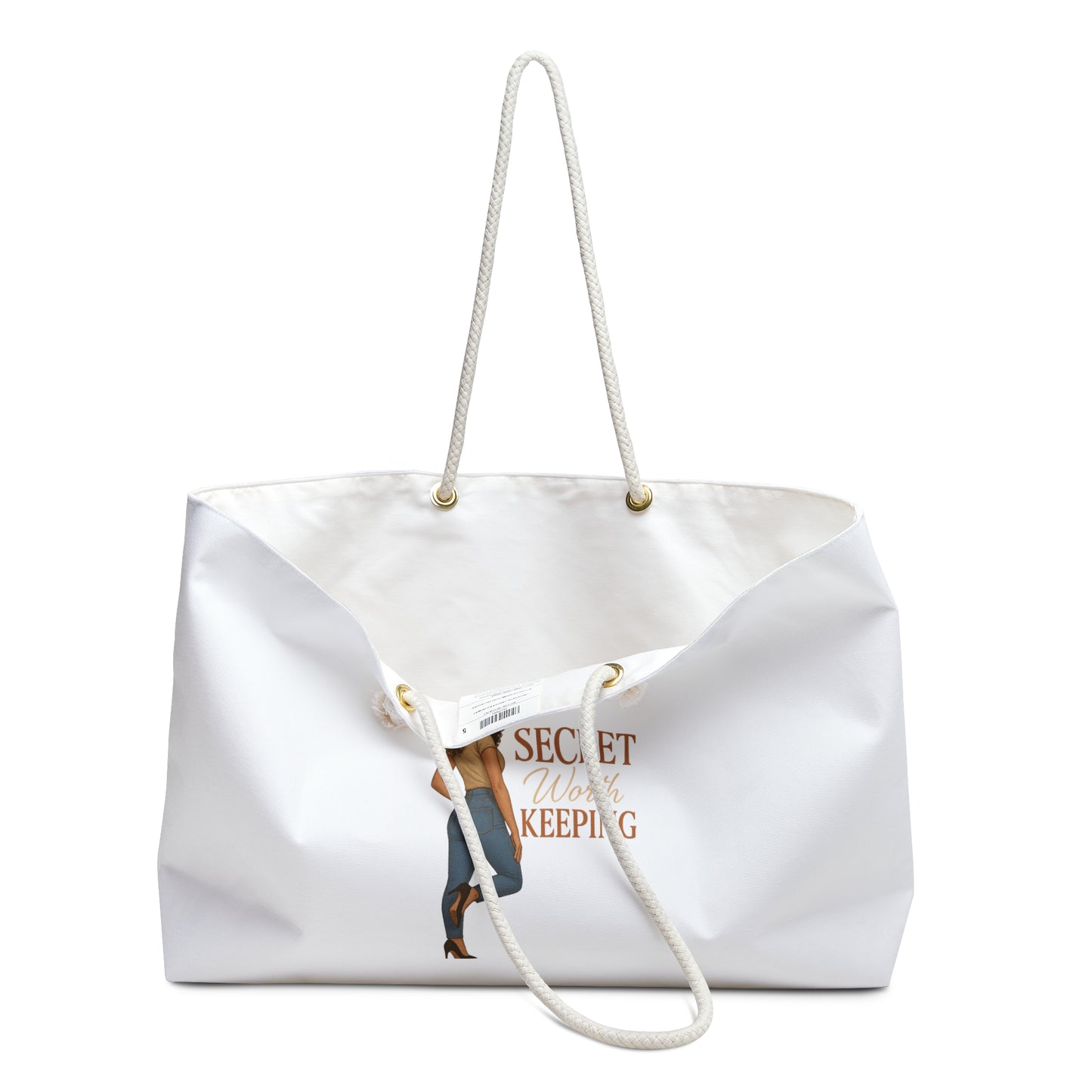 Stylish Weekender Bag - Perfect for Travel, Gifts, Beach, Gym, or Weekend Getaways - 'Secret Keeping' Design