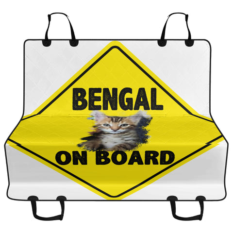 Bengal on Board Car Pet Seat Covers