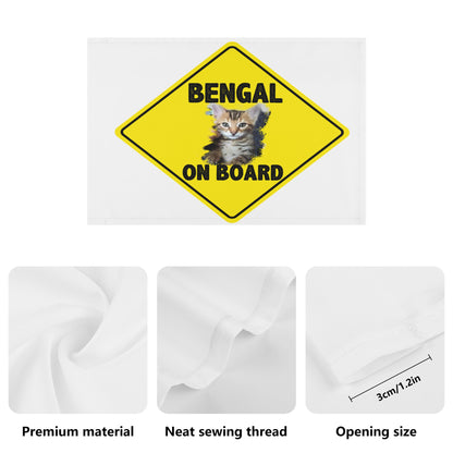 Bengal on Board Car Flags 12 X18 In