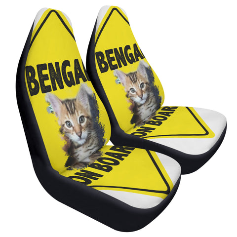 Bengal on Board Soft Front Car Seat Covers