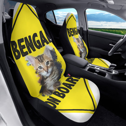 Bengal on Board Soft Front Car Seat Covers