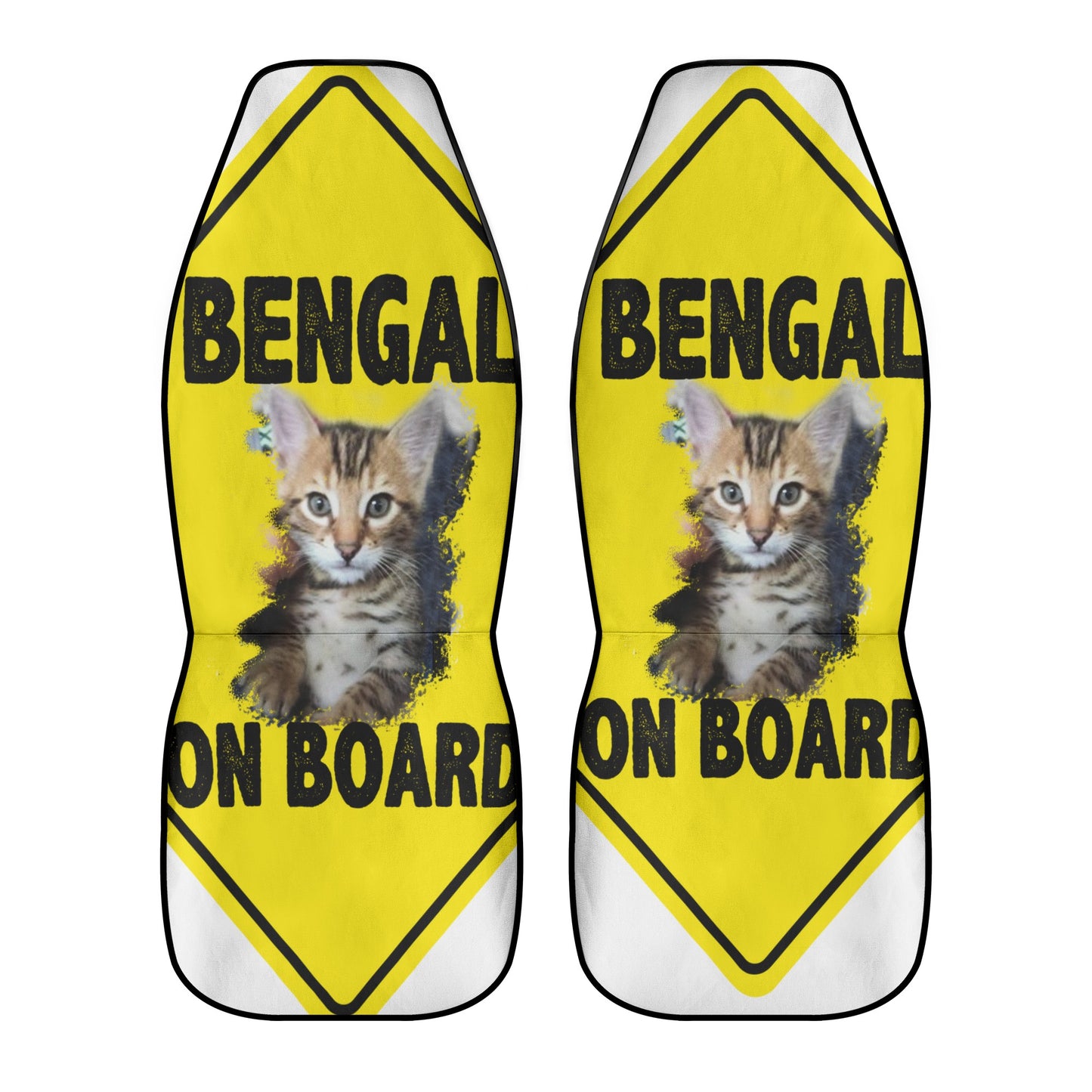 Bengal on Board Soft Front Car Seat Covers