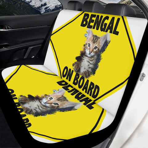 Bengal on Board Back Car Seat Cover