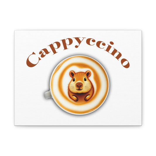 Cappuccino Wall Art - Cute Bear Design for Coffee Lovers