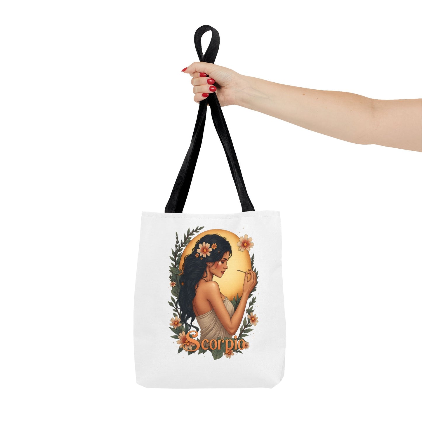 Scorpio  Tote Bag — Floral Astrological Gift