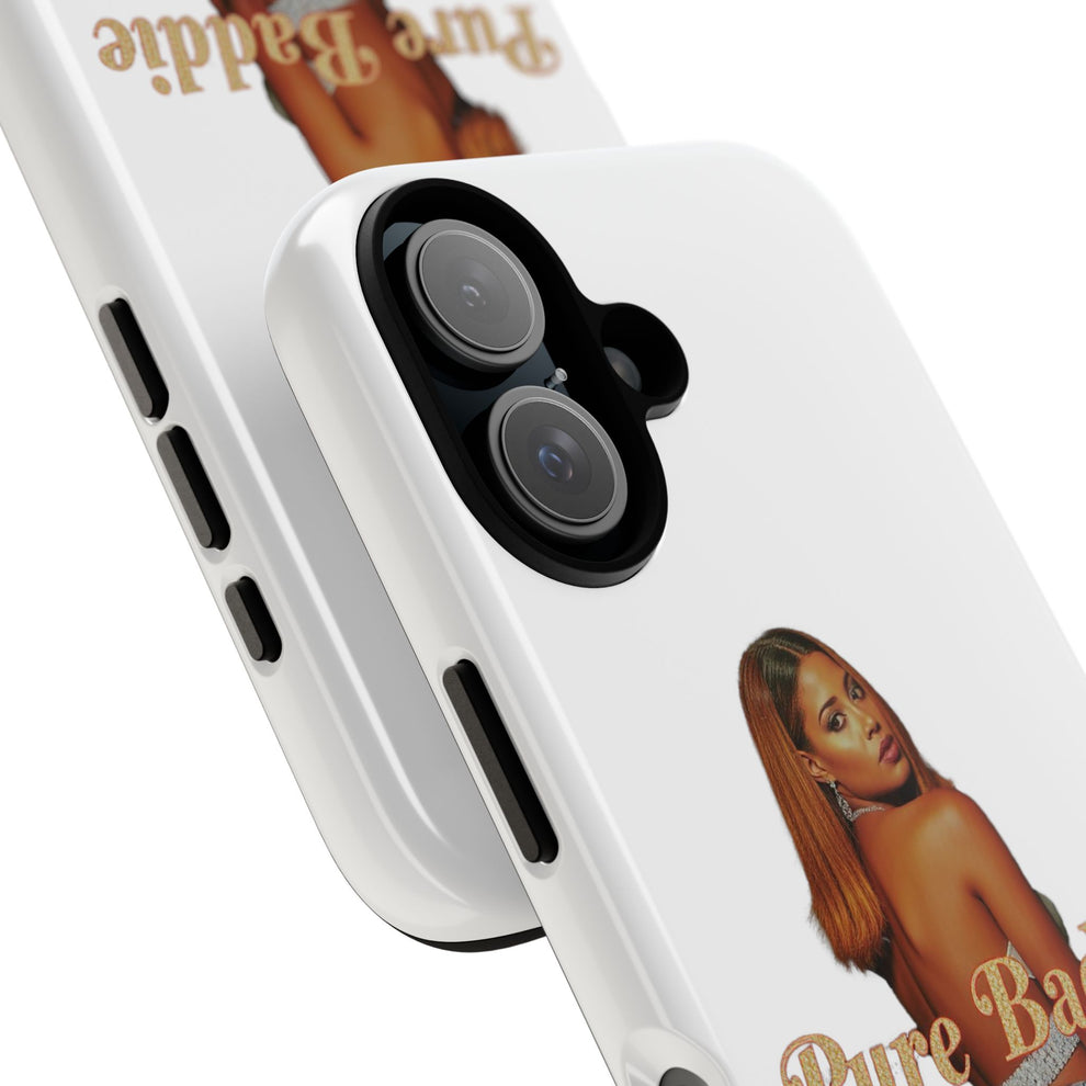 Pure Baddie Phone Cover, Protective Case, Fashion Accessory, Unique Gi ...