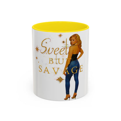 Sweet But Savage Accent Coffee Mug - Fun Gift for Coffee Lovers, Unique Drinkware, Inspirational Kitchen Decor, Birthday or [...]