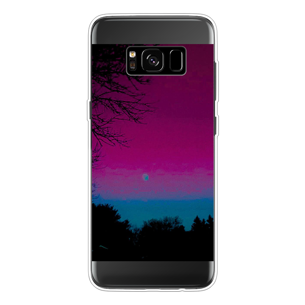 Twilight Back Printed Transparent Soft Phone Case