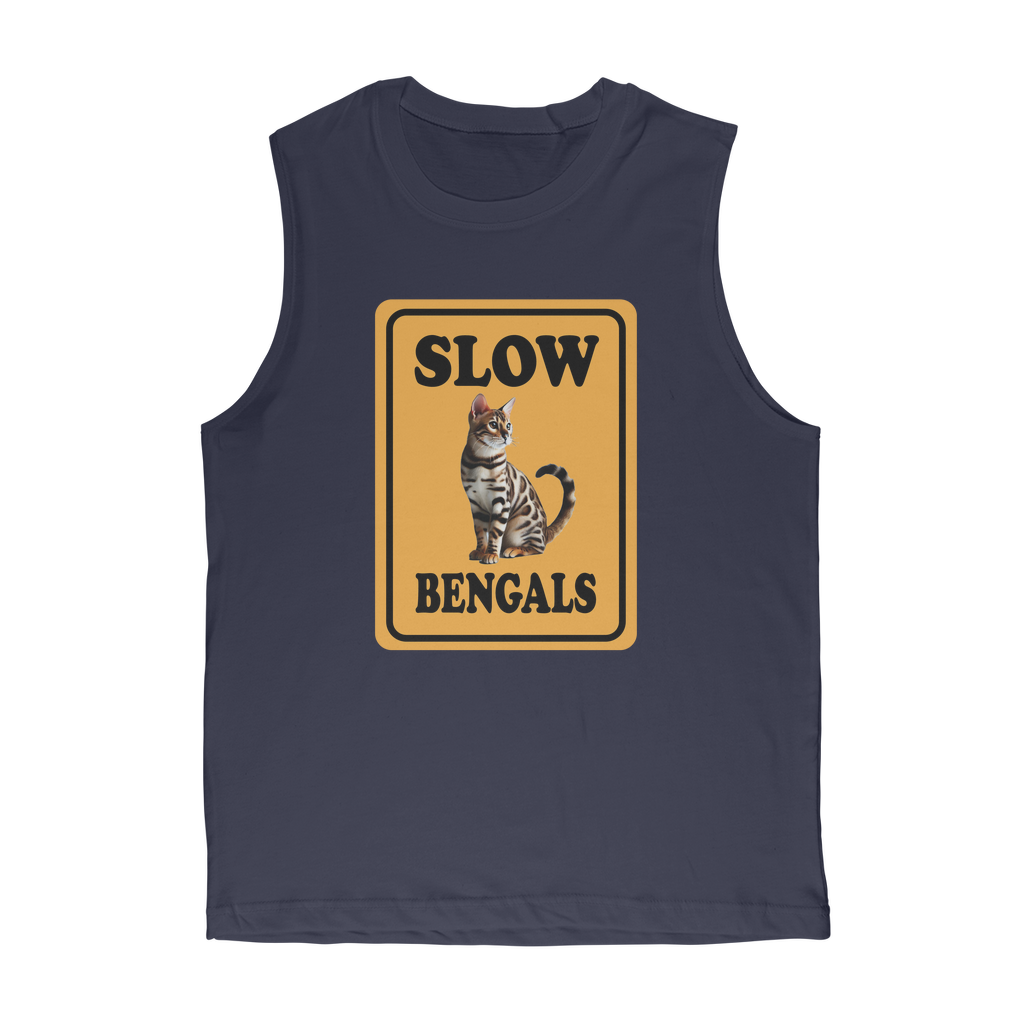 slow bengals Premium Adult Muscle Top