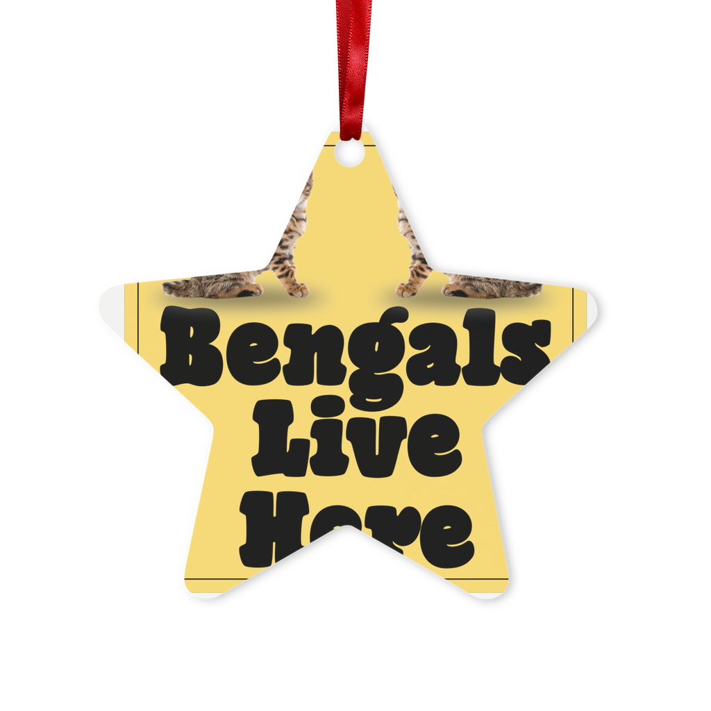 Bengals Metal Hanging Ornament