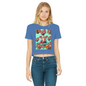 Harmonious Classic Women's Cropped Raw Edge T-Shirt