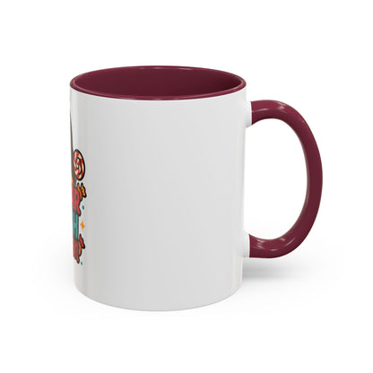 Colorful Sugar Rush Queen Mug, Fun Gift for Sweet Lovers, Cute Coffee Cup, Birthday, Celebration, Drinkware
