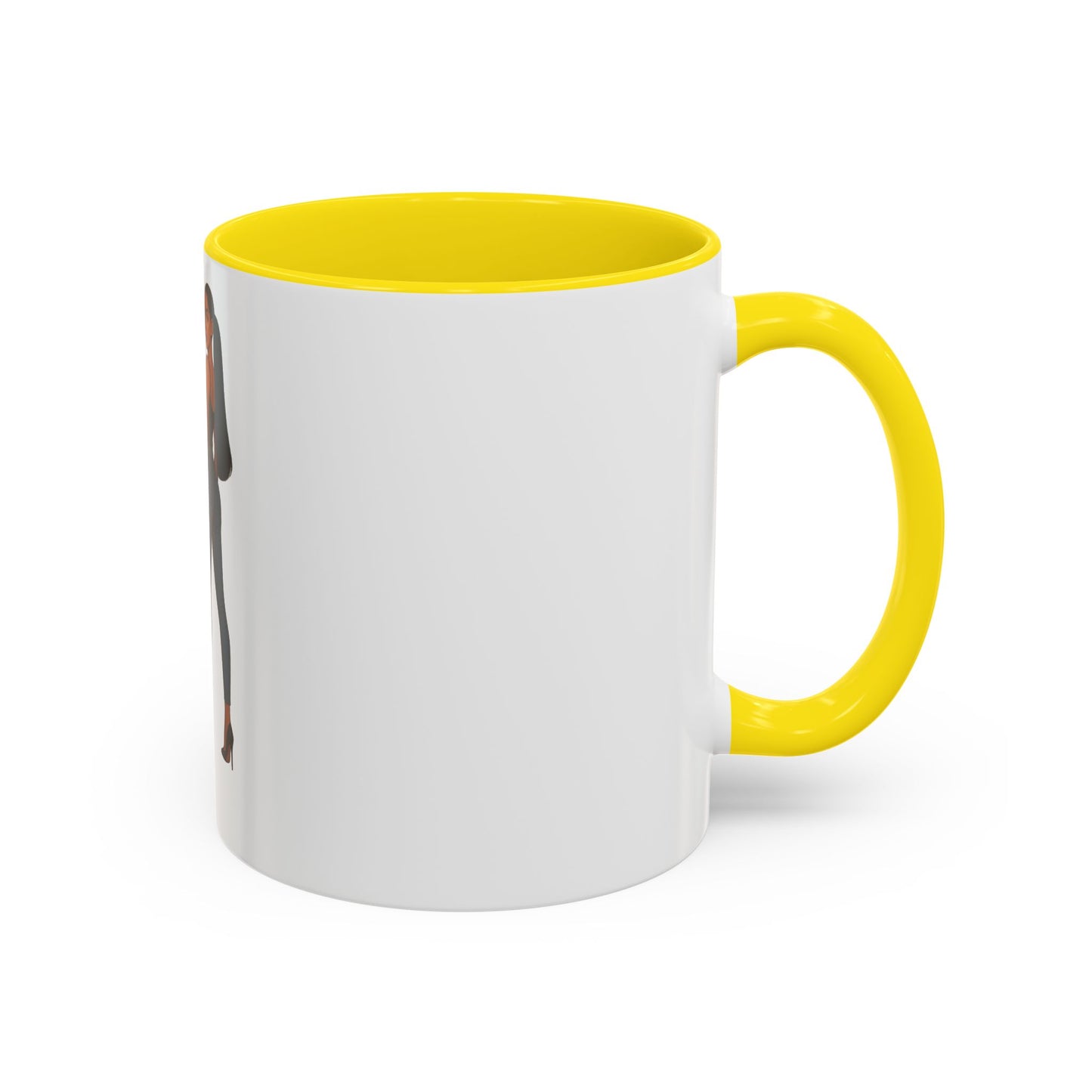Chic Accent Coffee Mug, Eye-Catching Mug for Coffee Lovers, Perfect Gift for Her, Stylish Drinkware, All Eyes Always Design
