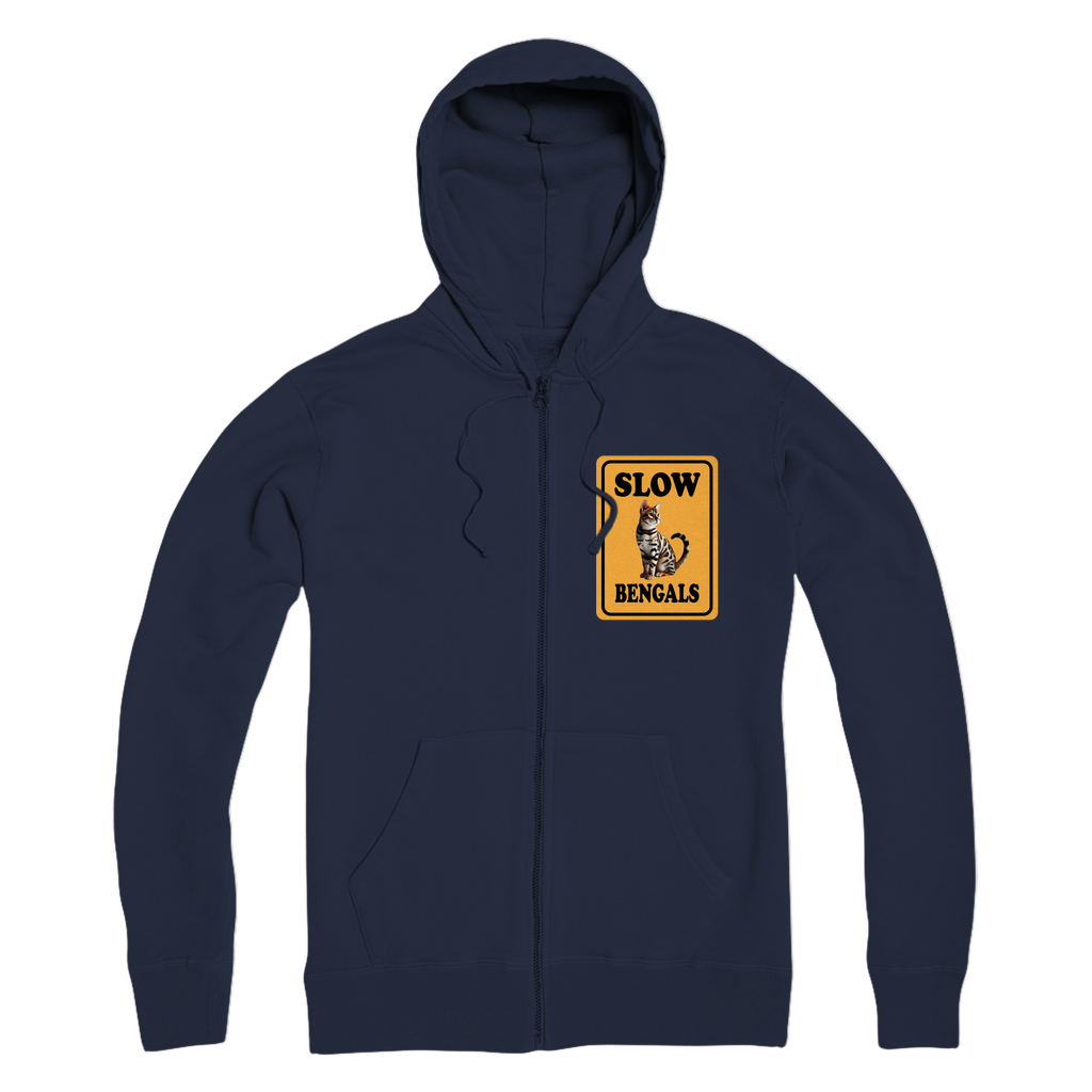 slow bengals Premium Adult Zip Hoodie