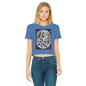 Good Fortune Classic Women's Cropped Raw Edge T-Shirt