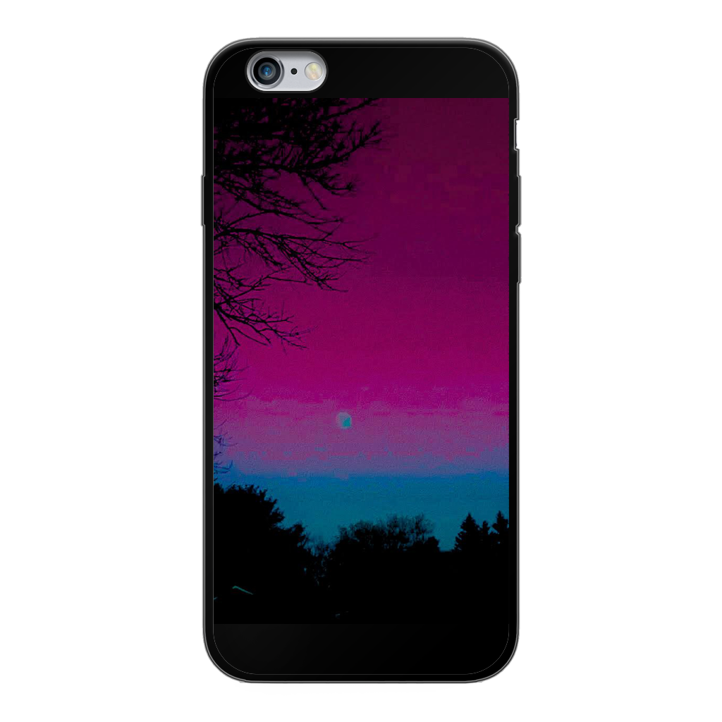 Twilight Back Printed Black Soft Phone Case